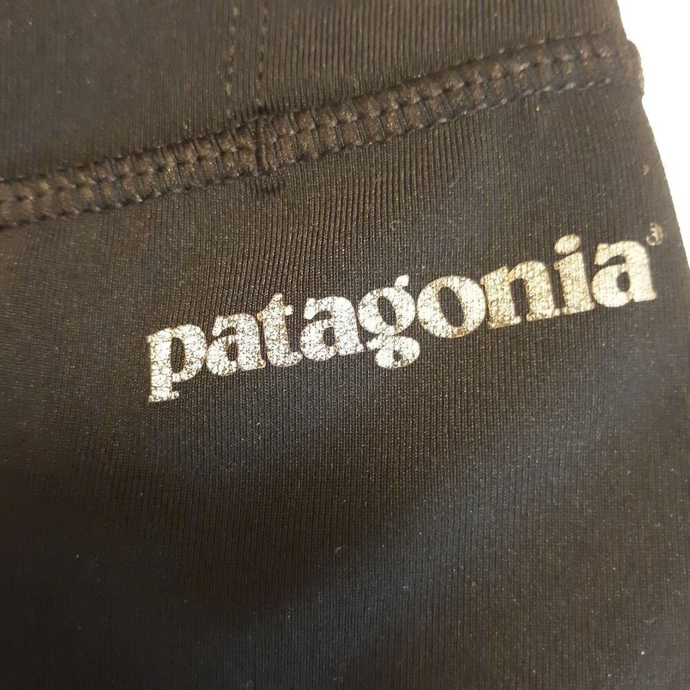 Patagonia Black Capri Compression Leggings Sz XS